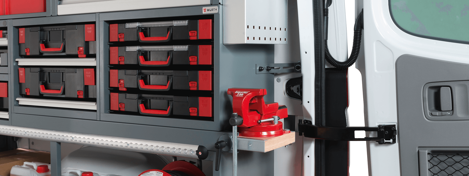 Würth Vehicle Equipment Tool and Equipment Storage for Vehicles